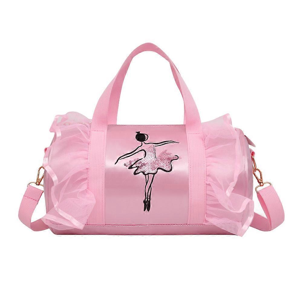Pink Nylon Ballet Duffle Bag