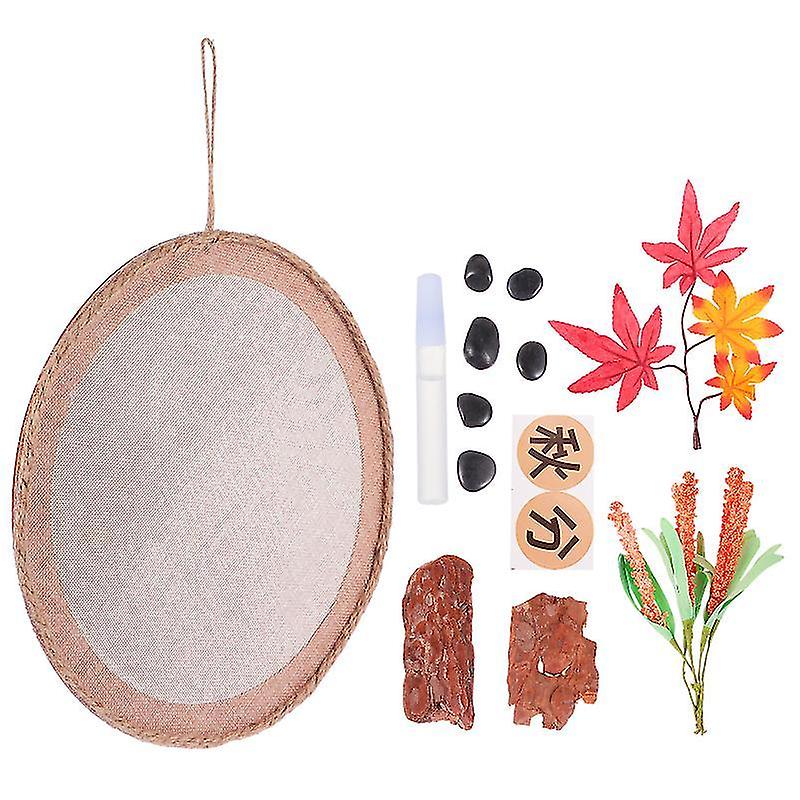 30X30cm Orange Posters, Prints, & Visual Artwork 1 Set Kids Diy Hemp Rope Picture Handmade Delicate