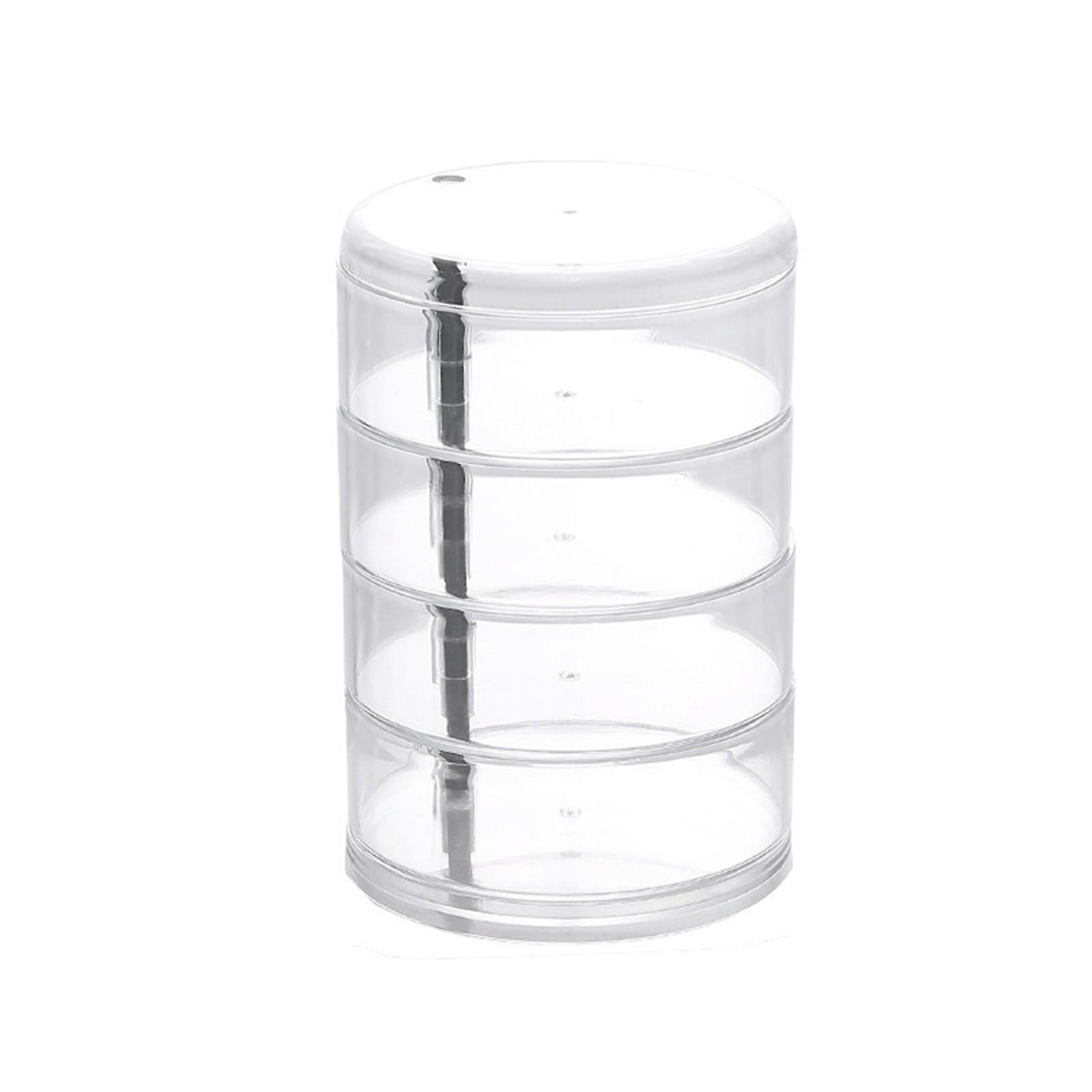 Rotatable Ornament Storage Box Multi-layer Transparent Storage Organizer