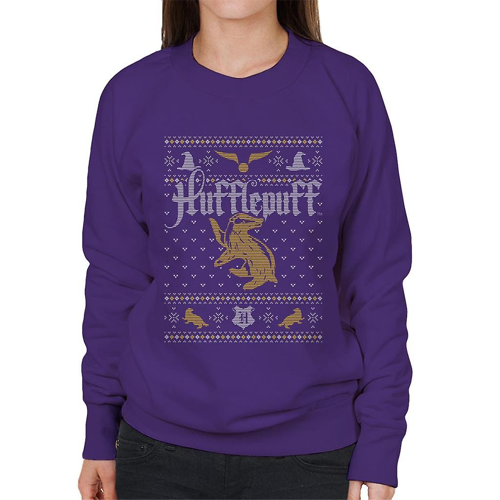 Harry Potter Christmas Hufflepuff Women's Sweatshirt