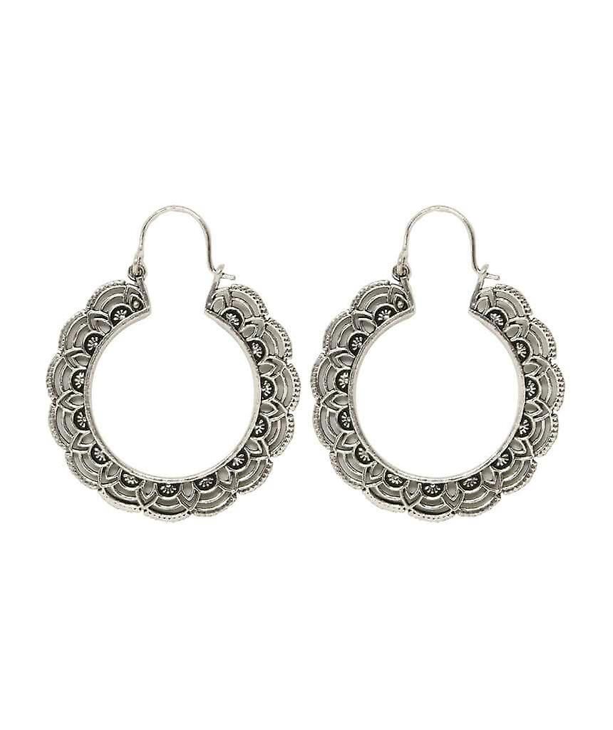 Floral Hoop Earrings 59080
