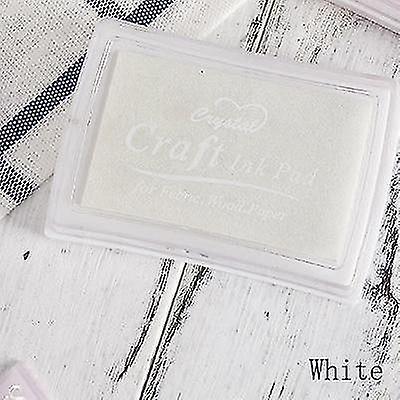 White H made Diy Craft Oil Based Ink Pad For Fabric Wood Paper