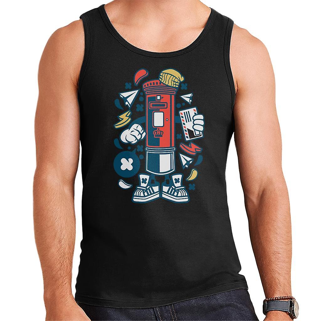 Post Box Mann mit Brief Herren Weste