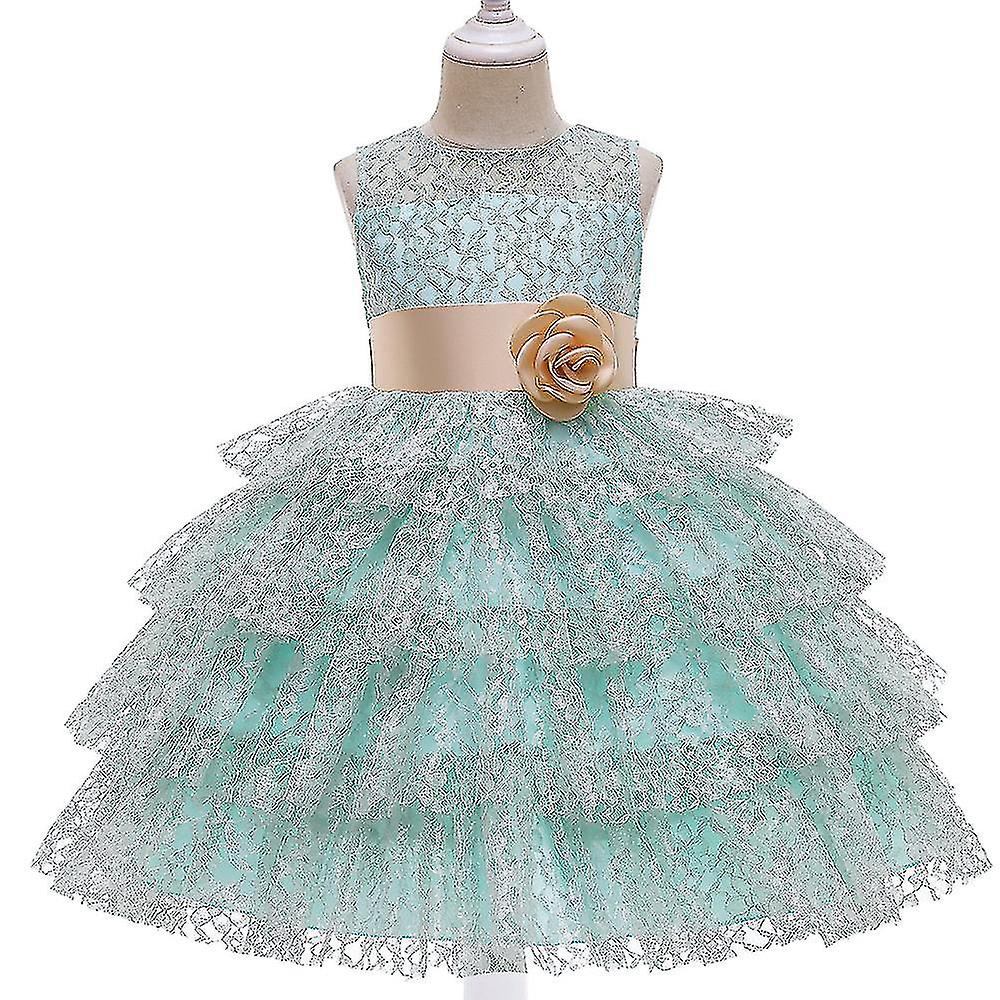 Piges ærmeløse blondegarn