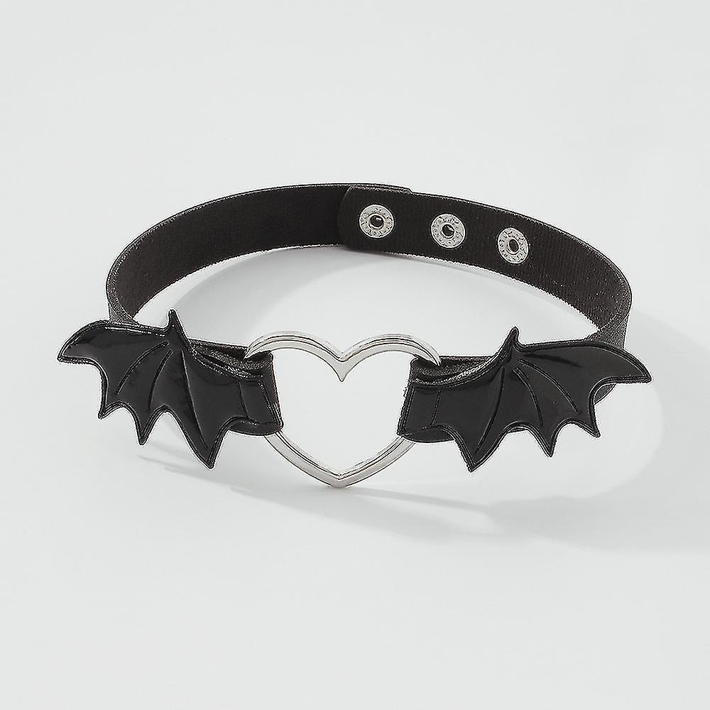 أسود قلادة هالوين الخفافيش القوطية قلادة الملحقات مجوهرات زي تأثيري حزب للنساء والفتيات