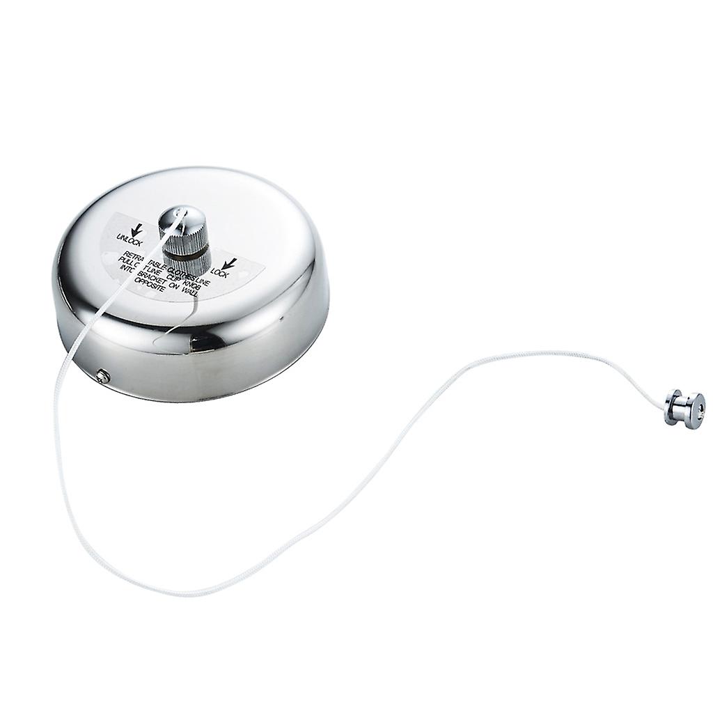 3-meters Retractable Clothesline Adjustable Clothes Drying Line  Silver