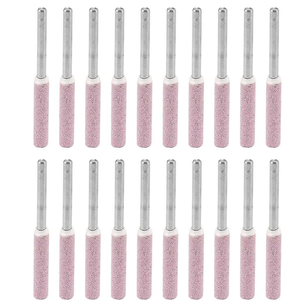 24 Pack Ostrzałka do pił łańcuchowych Kamienie szlifierskie Polerowanie Szlifierka Kompatybilna ostrzałka do pił łańcuchowych 3/16 cala / 4,8 mm