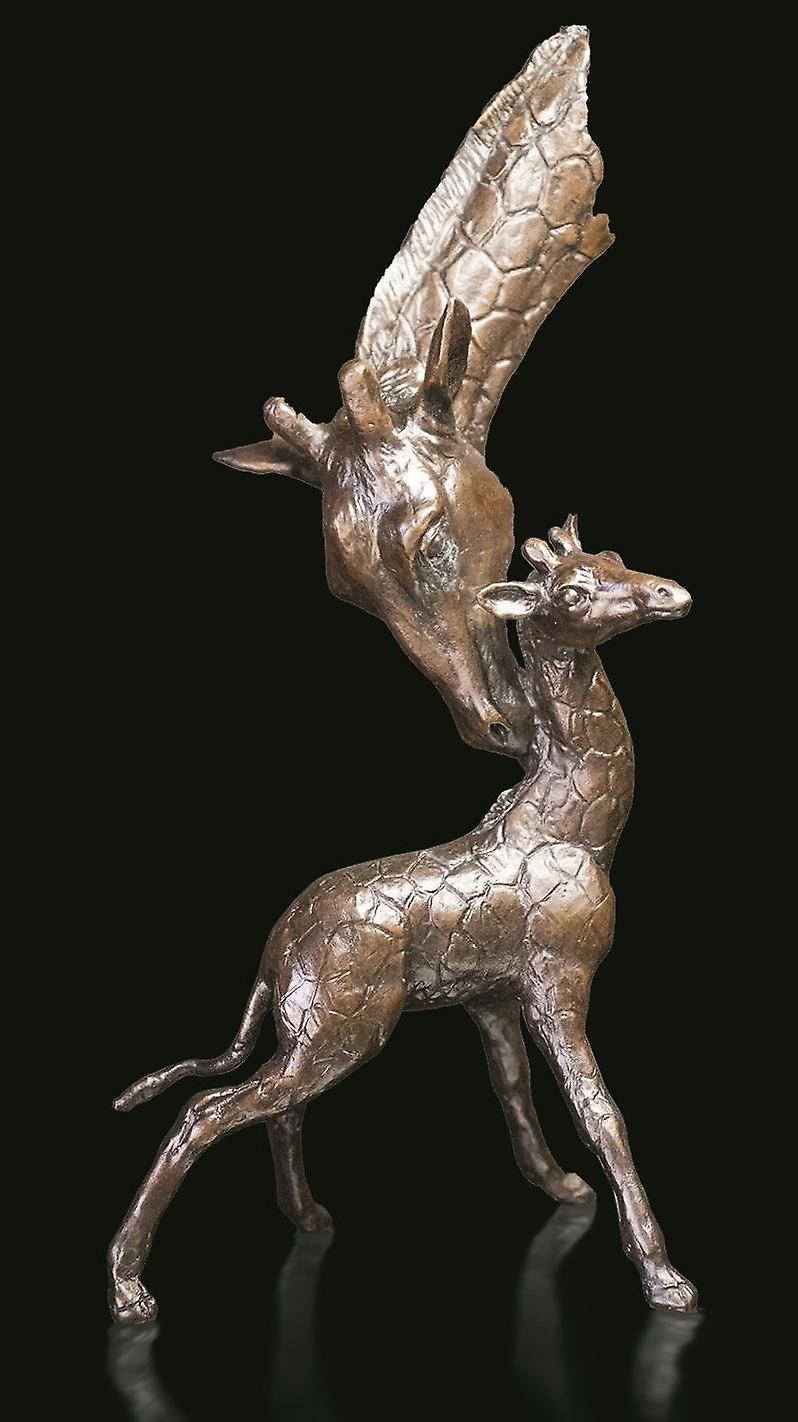 Giraffe Mother And Calf Sculptures & Statues