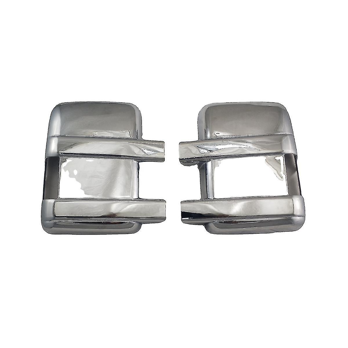Car Chrome Silver Rearview Side Mirror Cover Rear Mirror Covers Shell For F250 F350 F450 Super Duty