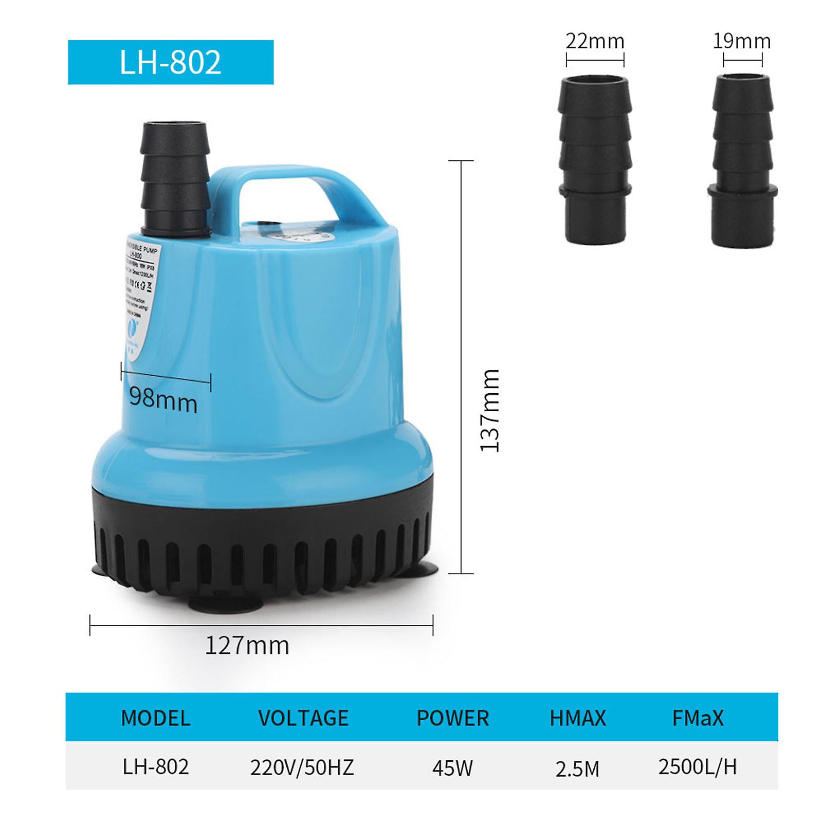 45w Submersible Water Pump Quiet Bottom Suction Pump