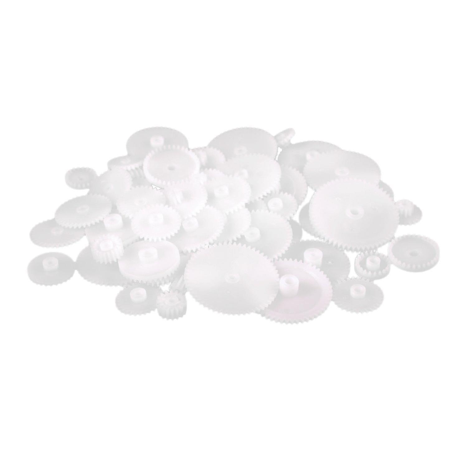 58 Styles Plastic Gears Cog Wheels All The Module 0.5 Robot Parts Diy Necessary