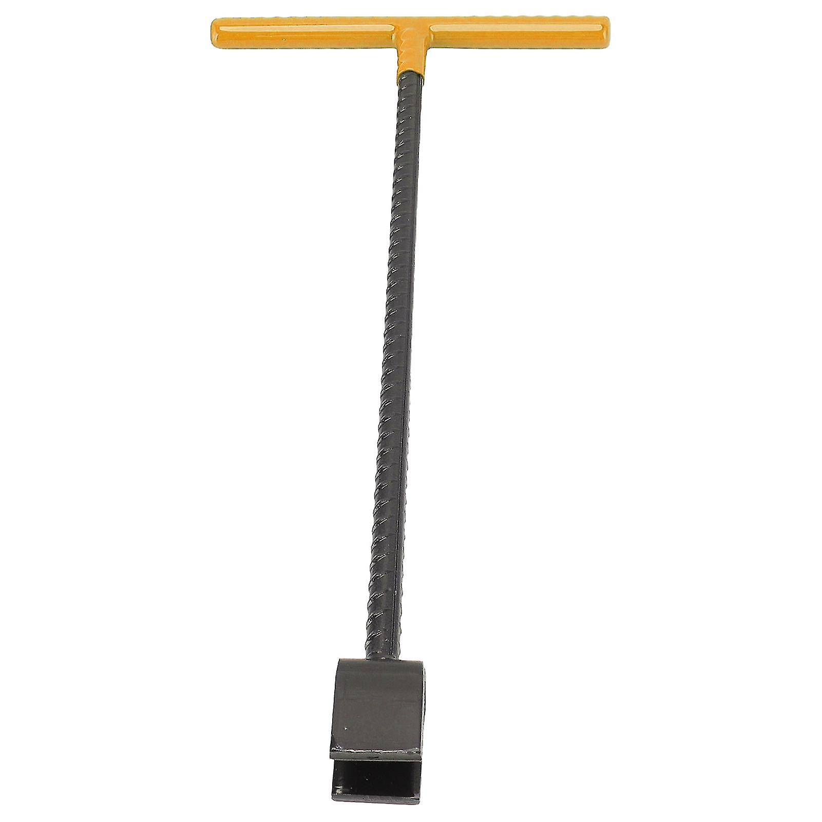 Steel Water Meter Key Wrench T Handle 41x19.5cm Yellow 4-Way Tool