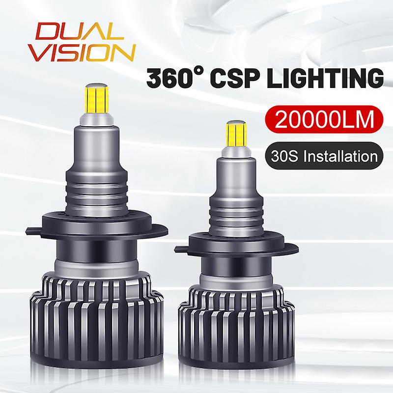 -2 Year Warranty360 Led H7 H1 H8 H11 Led Lamp Car Headlight Hb3 9005 Hb4 9006 3d Led 880 881 H27 Turbo Csp Chips 6000k 20000lm 9012 Hir2 H9 12v