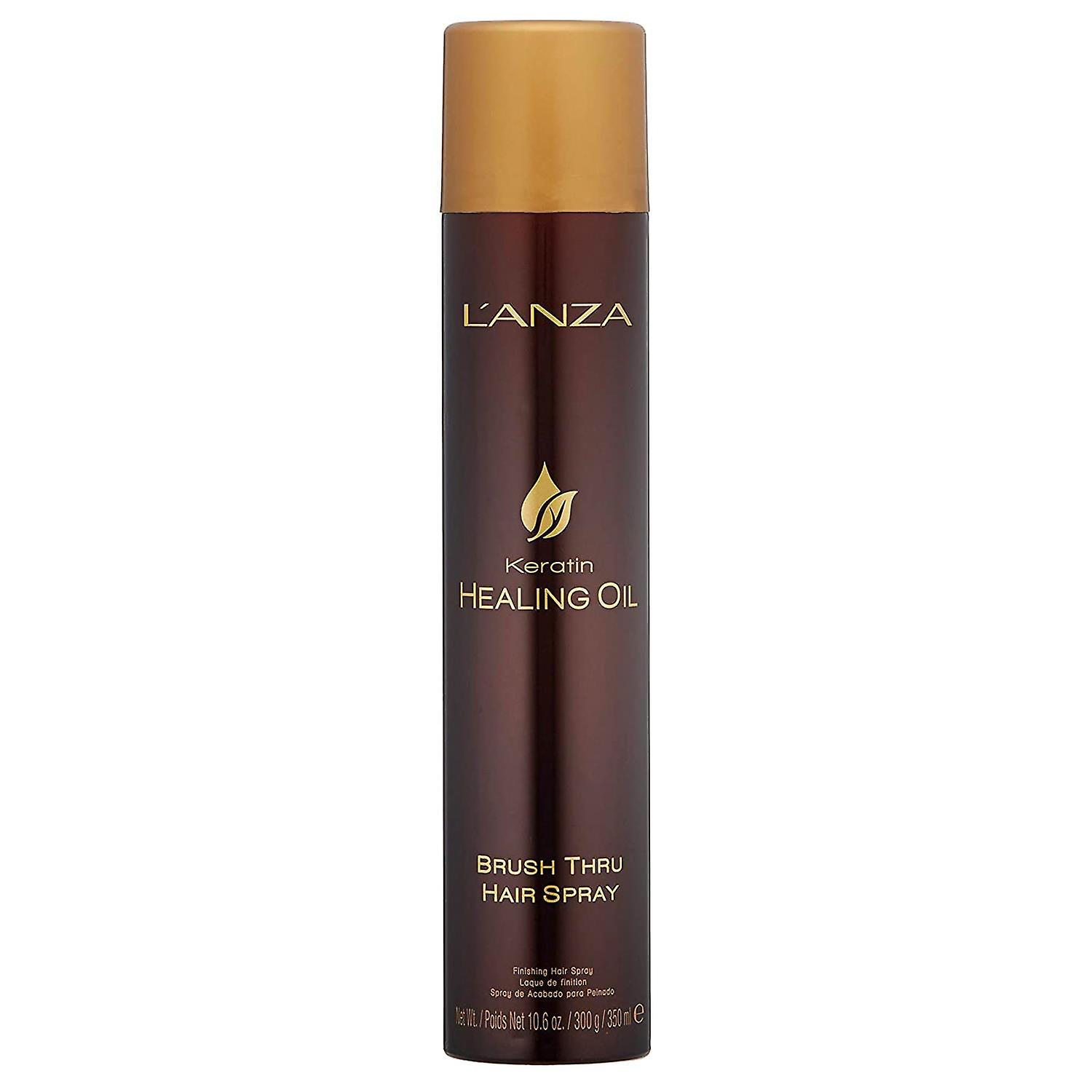 L'Anza Keratin Healing Oil Brush Thru Hair Spray 350ml