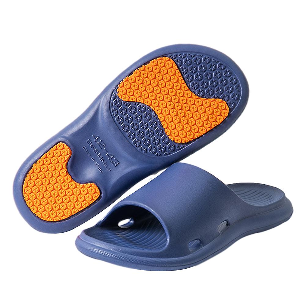 Non-Slip Solid-Color Unisex Slippers Versatile Lightweight Slippers for Bathroom Shower