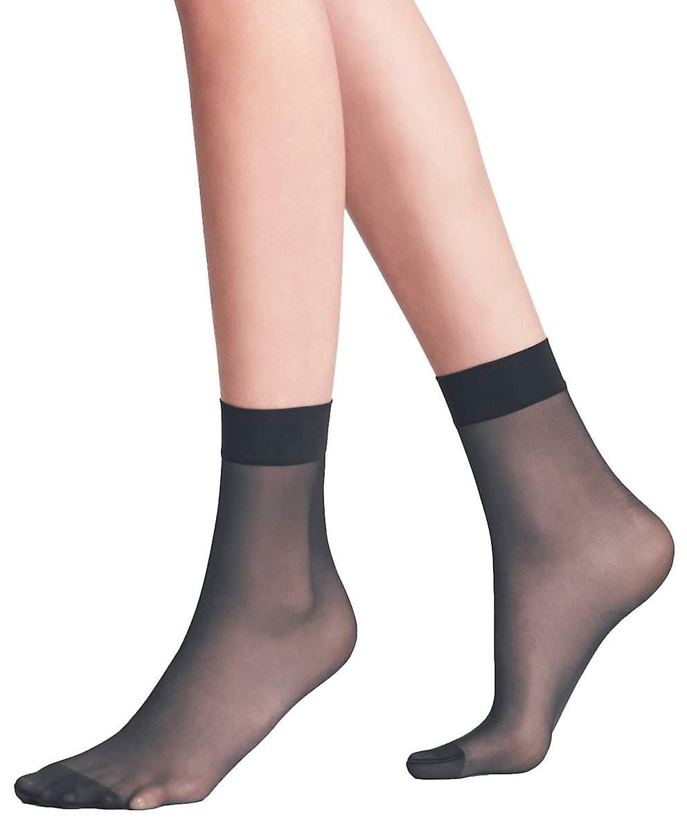 Falke Seidenglatt 15 Denier Anklet Tights - Graphite Grey