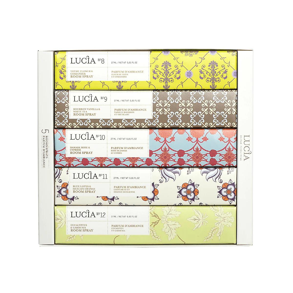 Lucia - Room Spray Set 5x27ml Fragrance:8+9+10+11+12