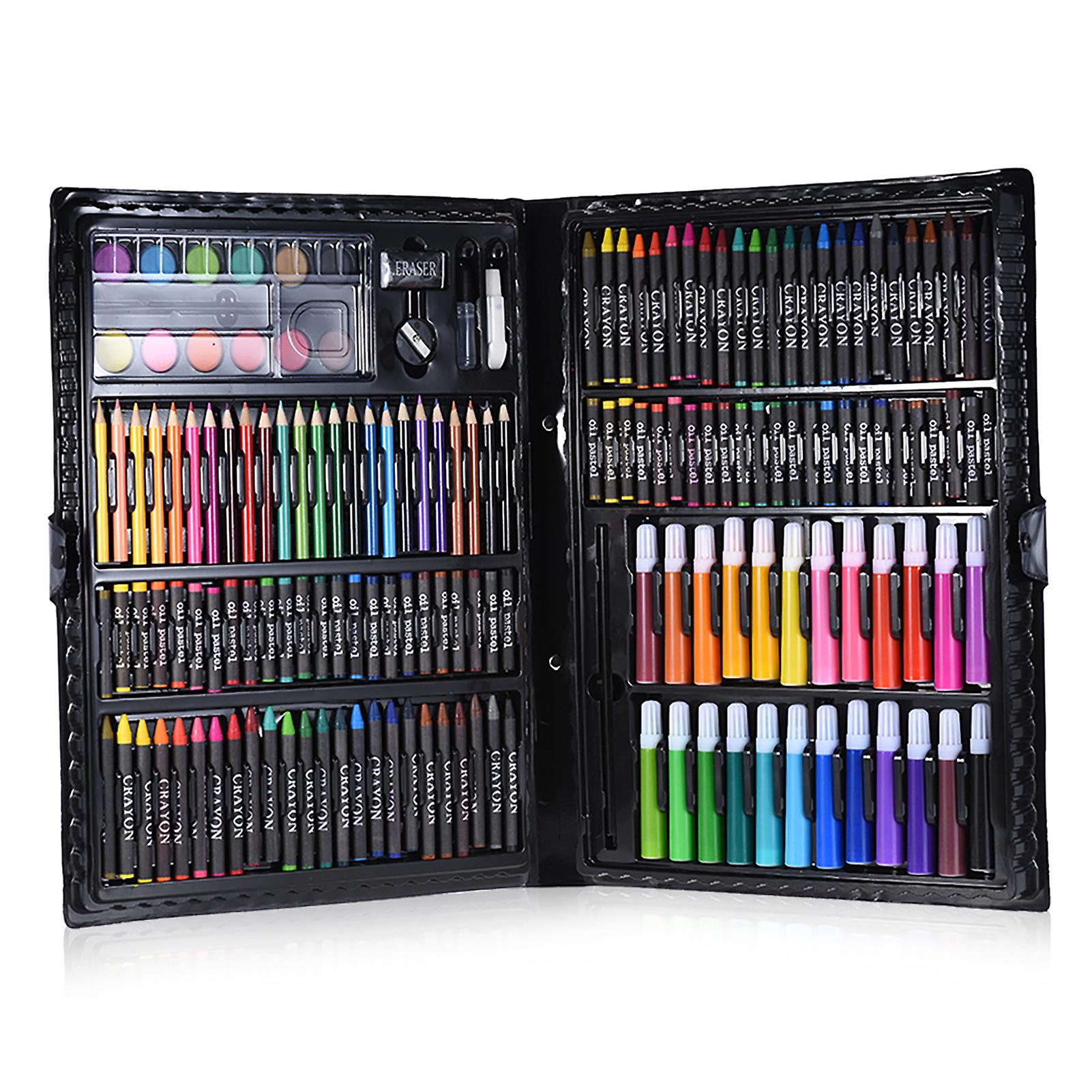 168pcs Drawing Pen Art Set Kit Painting Sketching Color Pencils