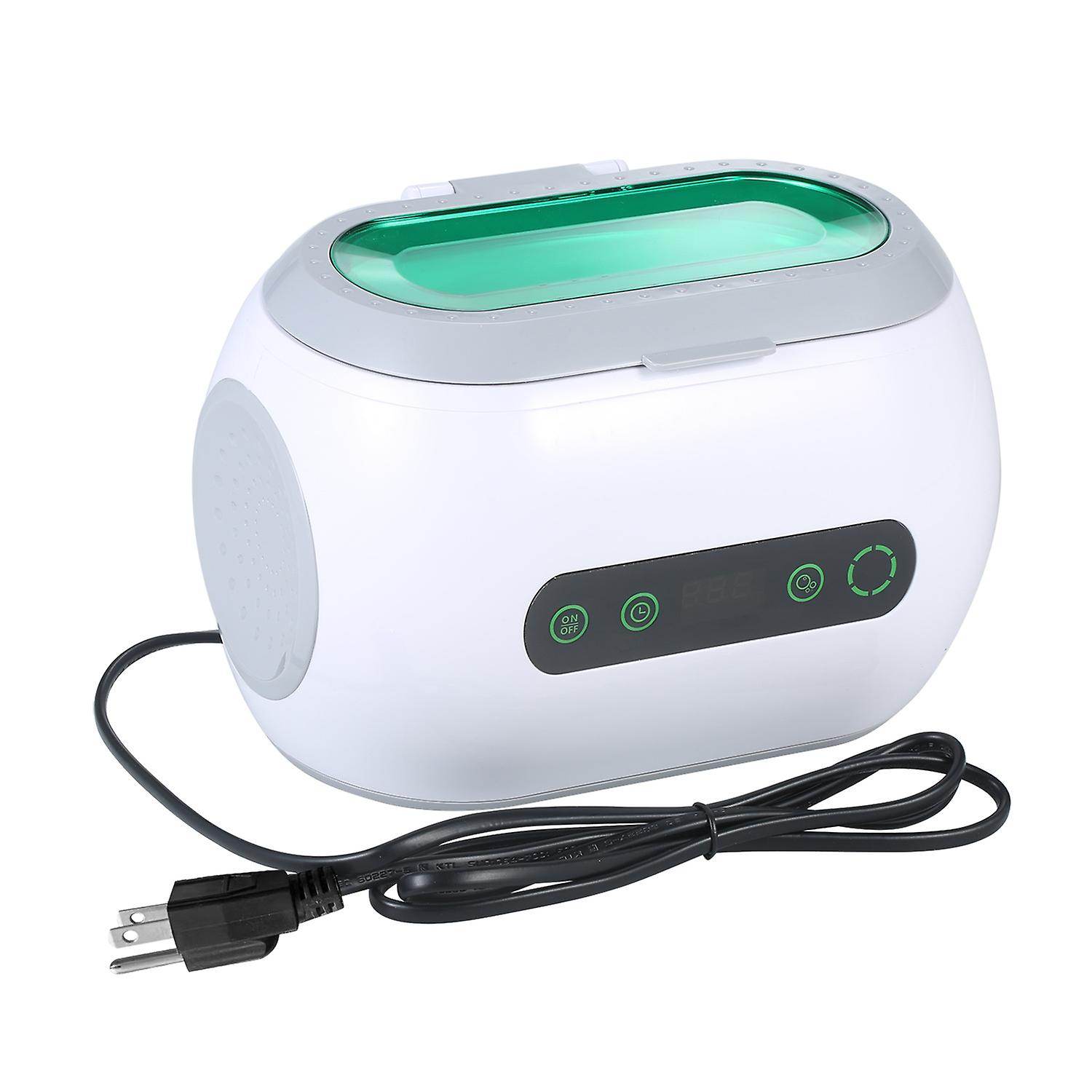 600mL Digital Ultrasonic Cleaner with Degassing Function Household Glasses Cleaning Machine with Sta