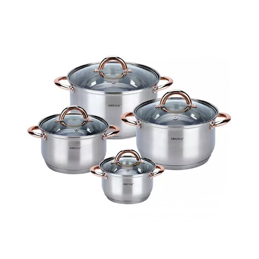 Kinghoff 8-piece pot set 45744