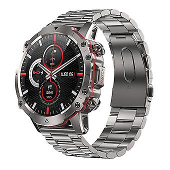 AK56 IP67 1.43inch Smart Watch Pearl Steel Strap