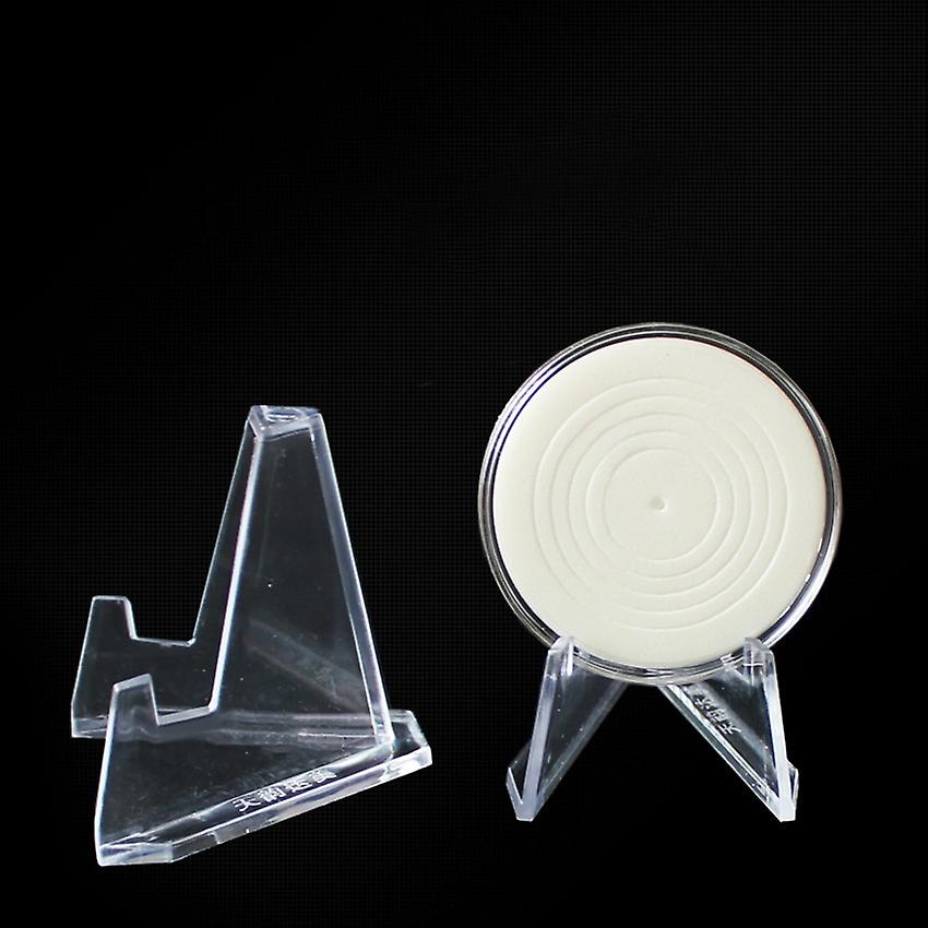Acrylic Tripod Coin Display Badge Collection Rack Tripod Coin Display Rack