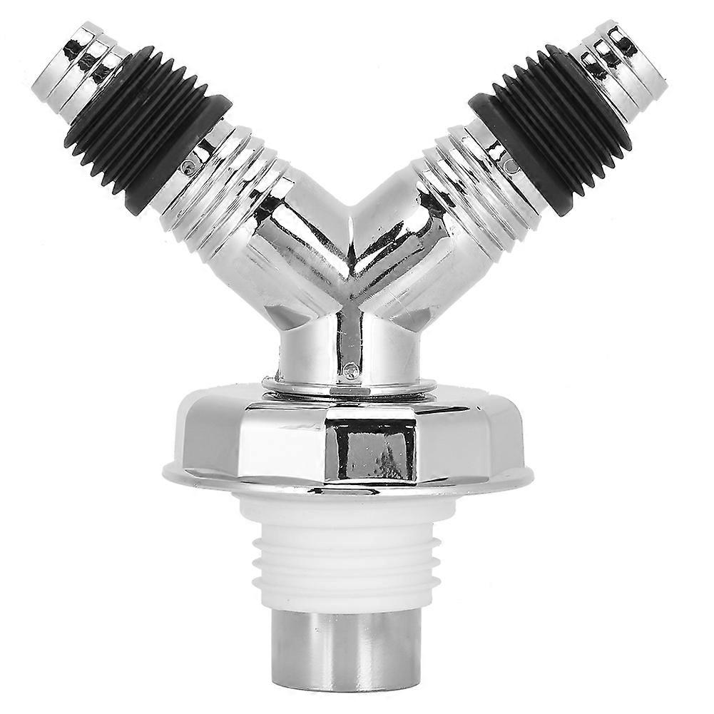 DualPurpose Y Joint Floor Drain Tee Joint Adapter Drain Sealing Tool for Washing Machine(Y Pipe Connector with Decorative Cover )
