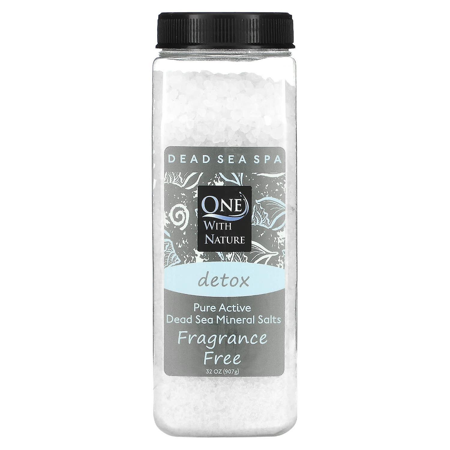 One with Nature, Dead Sea Mineral Salts, Fragrance Free, 32 oz (907 g)
