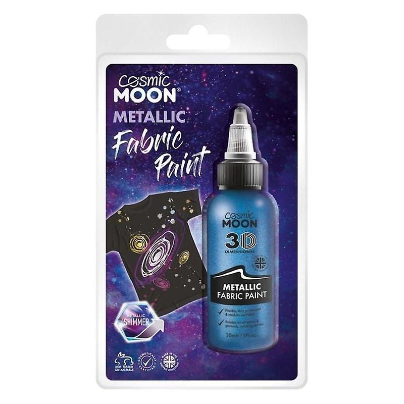 Cosmic Moon Metallic Fabric Paint Clamshell 30ml S16734