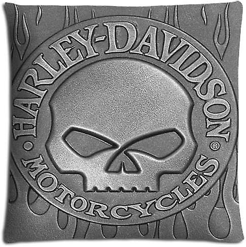 kuddfodral Polyester Bomull slitstark Fade resistent Harley Davidson (65cmx65cm)
