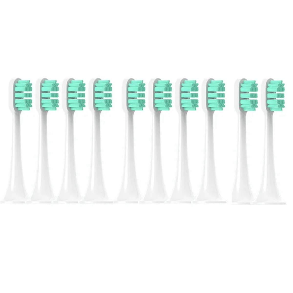 Replacement Brush Heads for MijiaT300/T500 Electric Toothbrush Soft Bristle Nozzles with Caps Seale