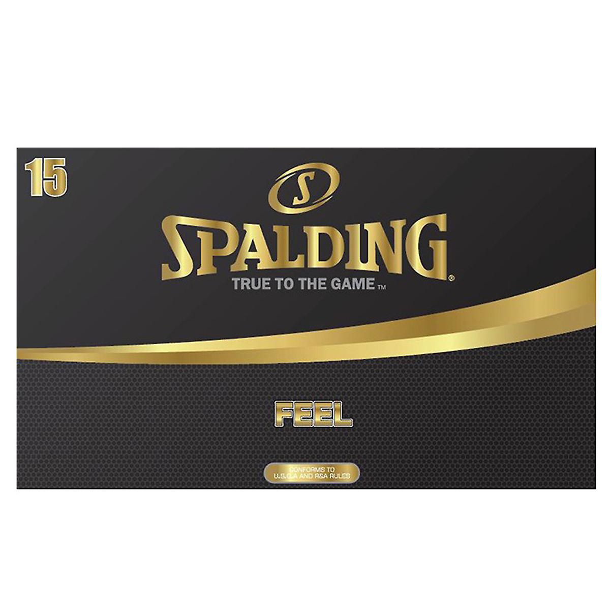 Spalding Feel Golf Balls White 15 Ball Pack