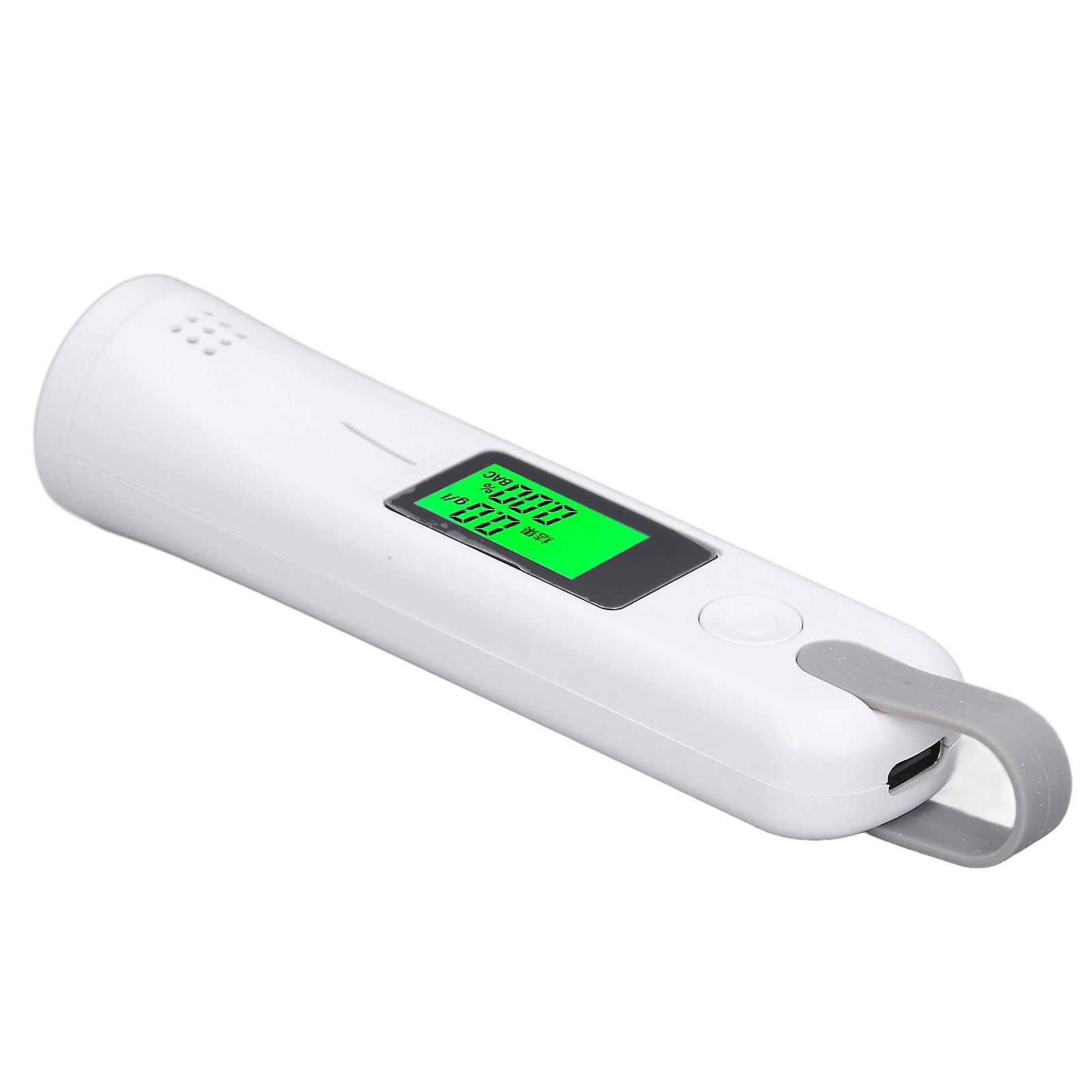 Breath Alcohol Tester High Accuracy Quick Response Wireless Portable Drunk Analyzer DC 5C White 