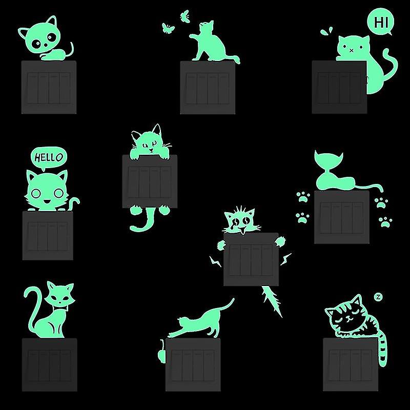 20 sheets (green luminous stickers)