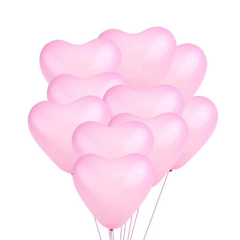100pcs Romantic Heart Shape Balloons For Wedding