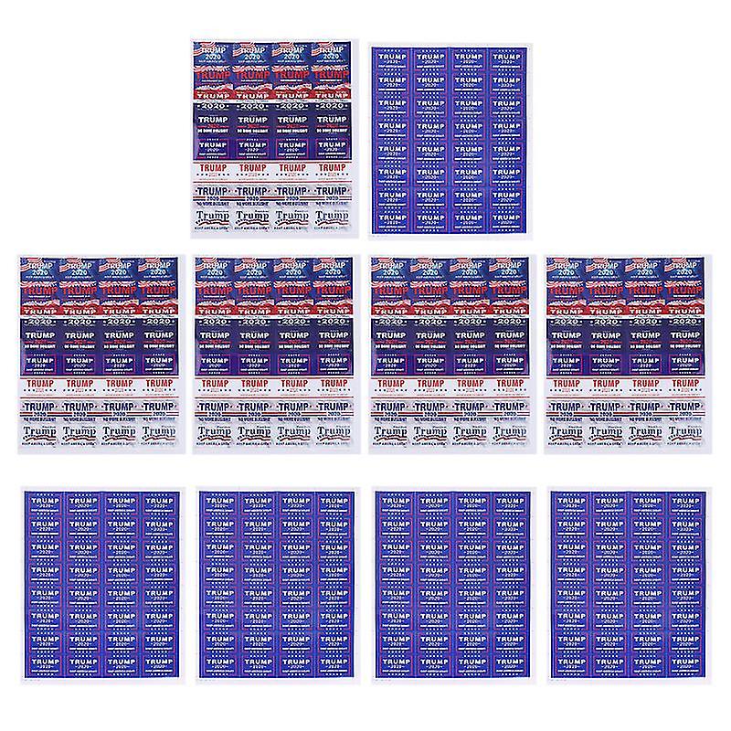 10sheets Trump Stickers