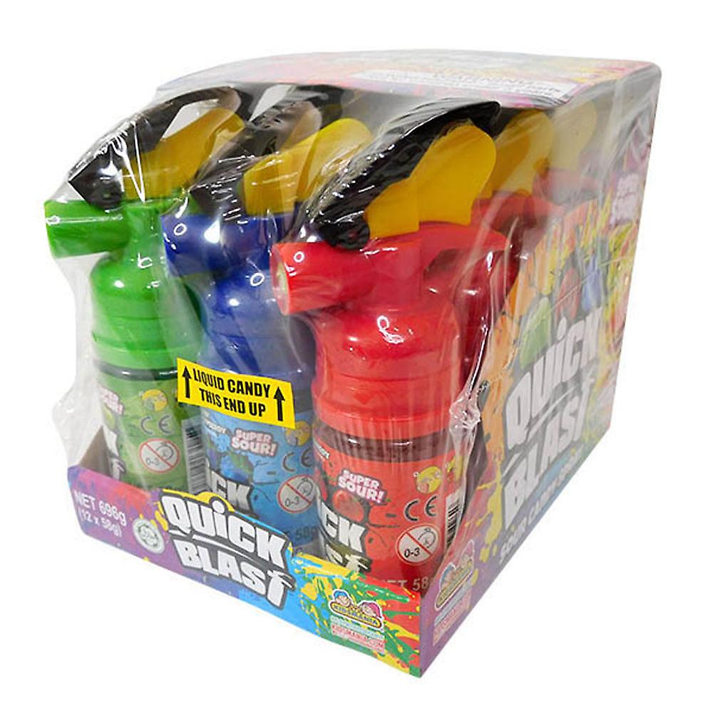Quick Blast Spray Candy Delicious and Delightful Confectionery (12pcs of 58g)