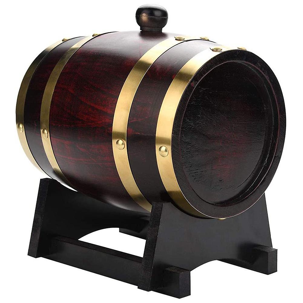 ウイスキー用BYARSSオーク樽、1.5Lヴィンテージウッドオークティンバーワイン樽、ビールウイスキーラム酒ポート用