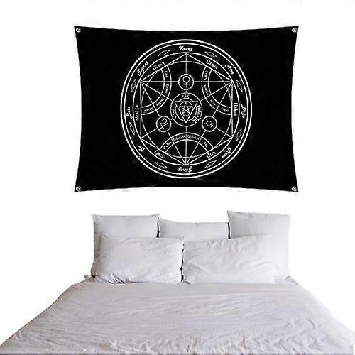 Human Genesis Wheel of Alchemy Wall Tapestries