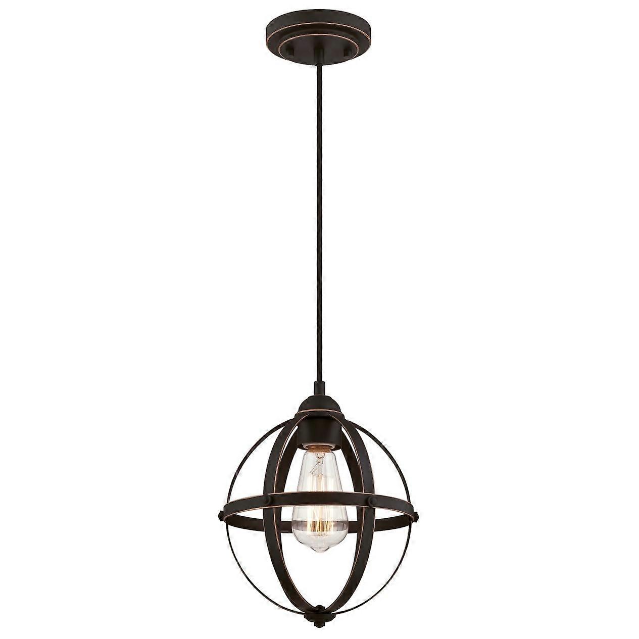 Pendant lamp Stella Mira oiled bronze