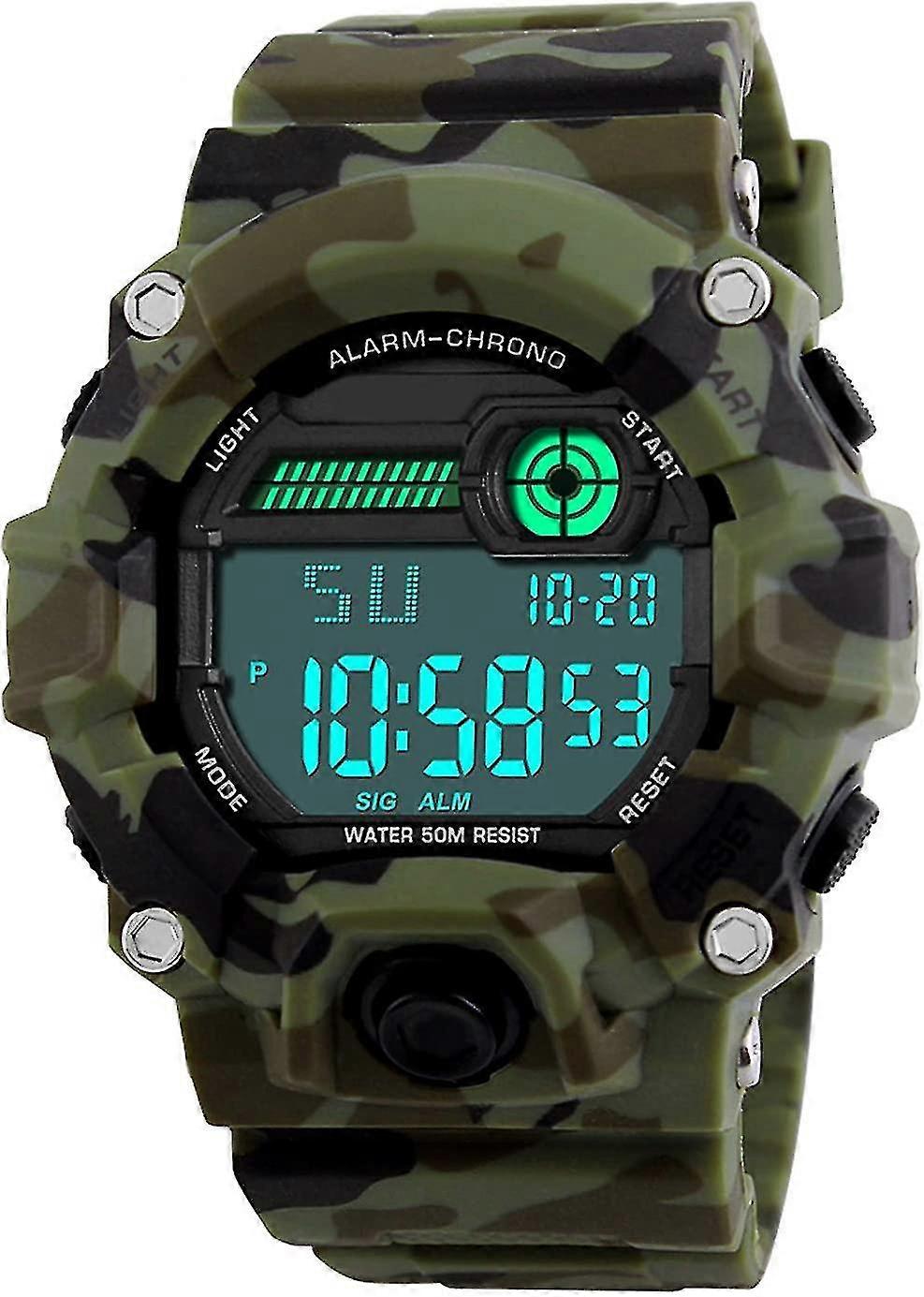 Orologi digitali per bambini, Orologio sportivo militare per