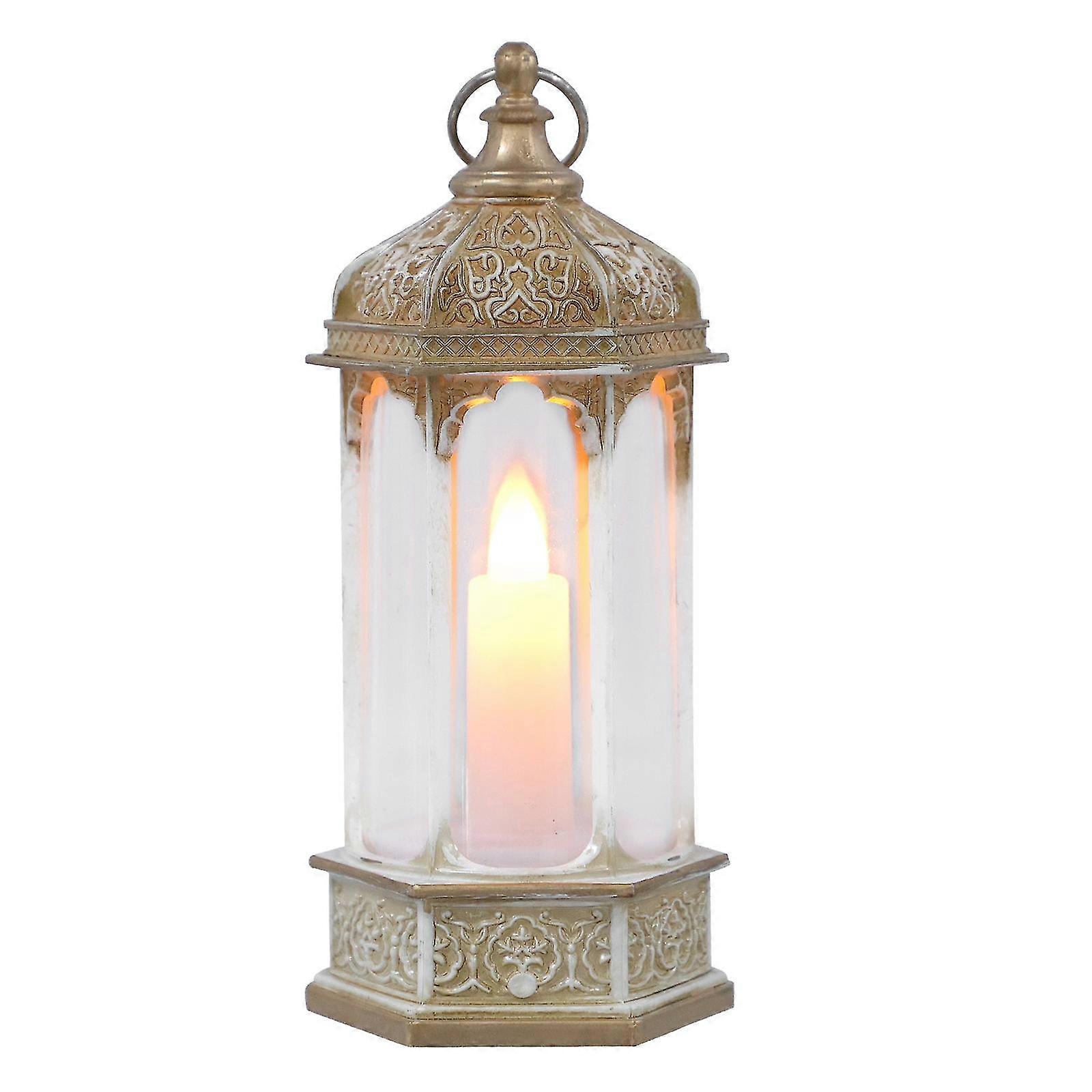 Ramadan Candle Lantern Creative Ramadan Lamp Delicate Led Night Lamp Decor