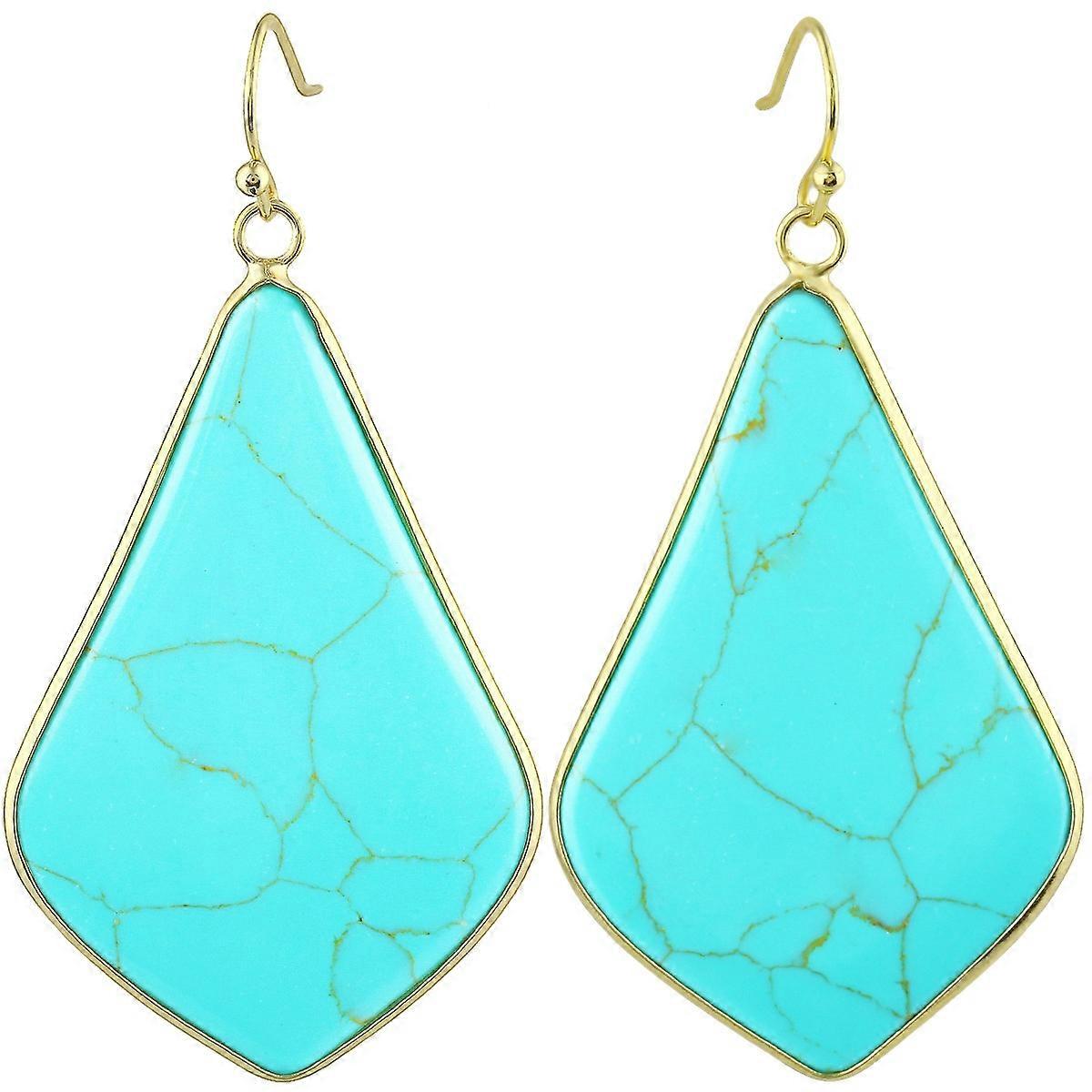 Earrings-Turquoise Crystal-Ocean Blues-Elegant Elegance