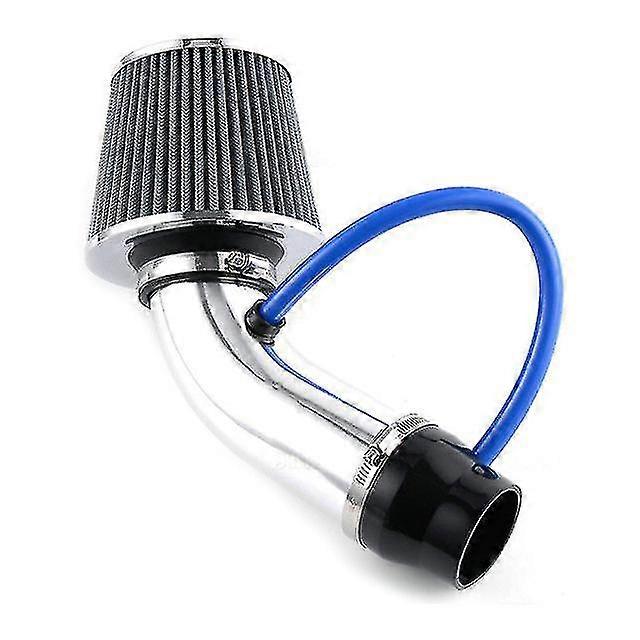 Set complet 76mm 3 inch Car Air Filter Flow Admisie Filter Tube Sport Power Mesh Cone Cold Air Induction Kit pentru piese auto universale