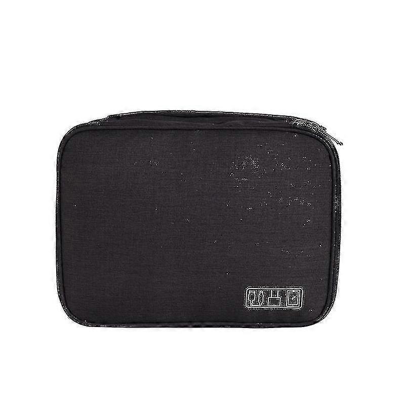 Double-layer Multifunctional Storage Case With Partition Electronics Accessories Storage Bag Waterproof Organizer