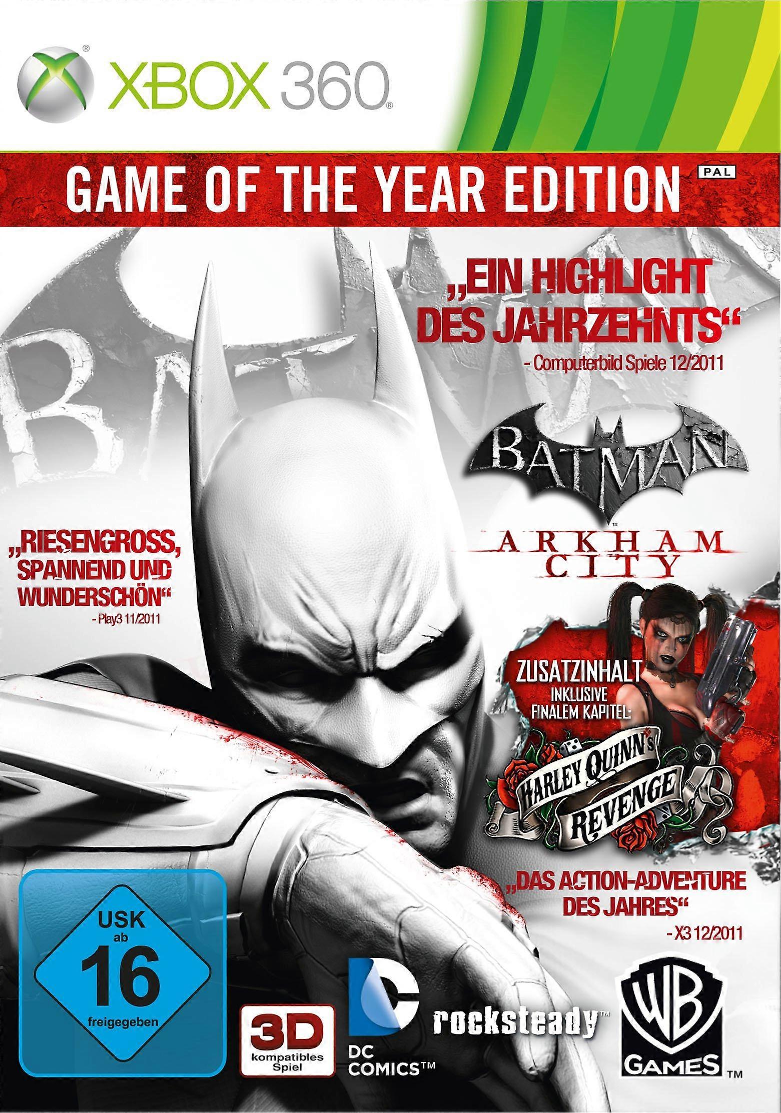 Batman Arkham City Game Of The Year - Microsoft Xbox 360 - PAL - New & Sealed