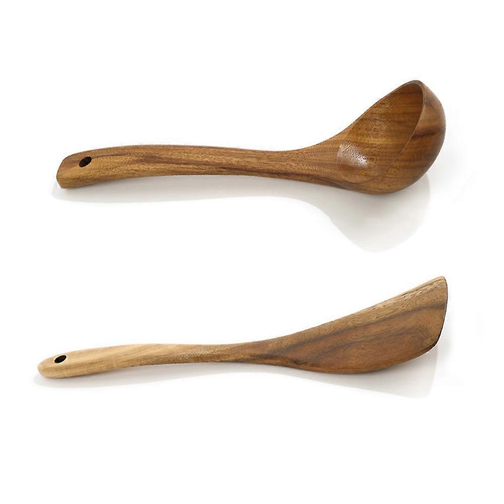 2PCS Teak Household Kitchenware