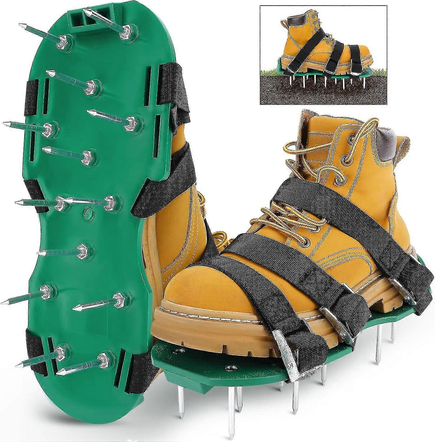 Auniq أحذية مهوية العشب للعشب ، أحذية مهوية الحديقة شديدة التحمل مع ملصقات سحرية ، وصنادل تهوية بحجم واحد في الحديقة ، أحذية الصنادل المسننة Aer