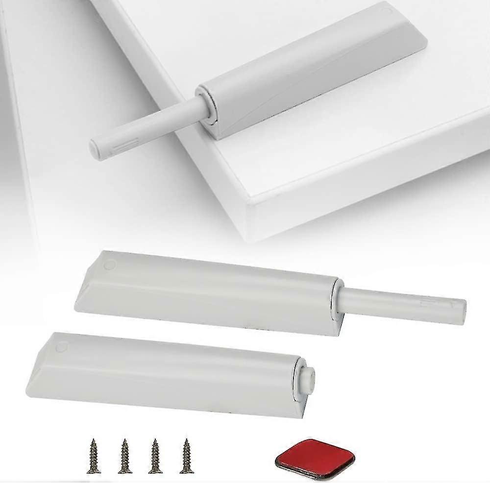 4 Pack Push To Open Door Catches, Self Closing Push Latch, Heavy Duty