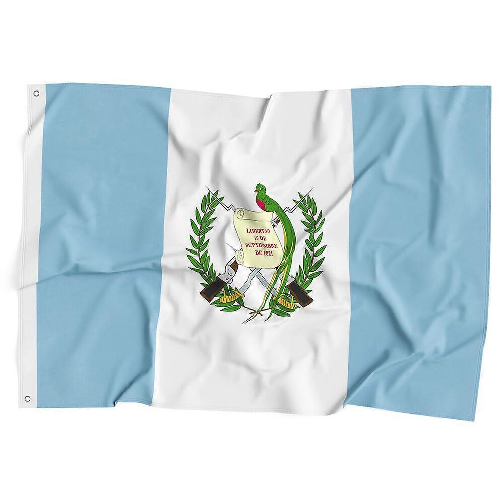 Guatemala Flagg - Guatemalas Flagg Hus Banner Polyester